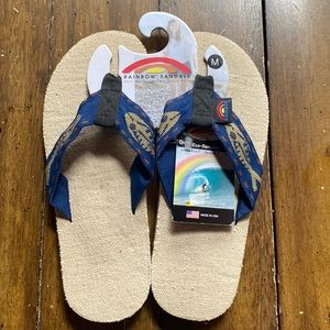 Rainbow sandals medium fish blue